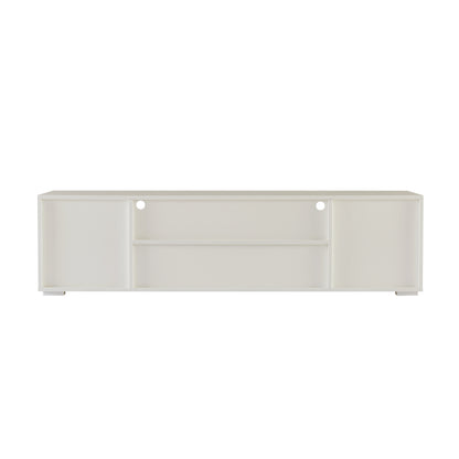 Modern LED TV Stand for 65 Inch TV with LED Lights and 4 Storage Cabinets_17