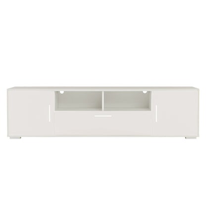 Modern LED TV Stand for 65 Inch TV with LED Lights and 4 Storage Cabinets_13