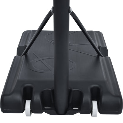 Adjustable Height Portable Basketball System with Wheels and Stable Base_7