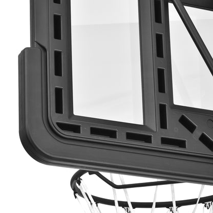 Adjustable Height Portable Basketball System with Wheels and Stable Base_14