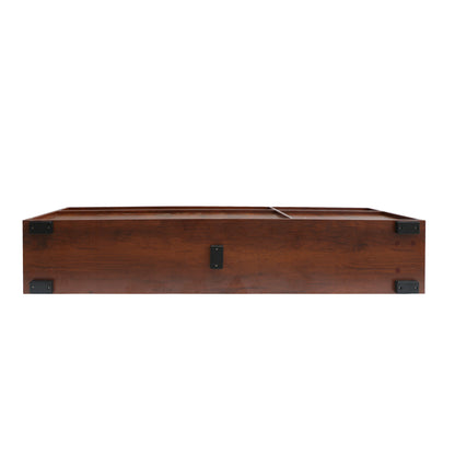 Media Console Entertainment Center Television Table TV Cabinet- Rosewood_10