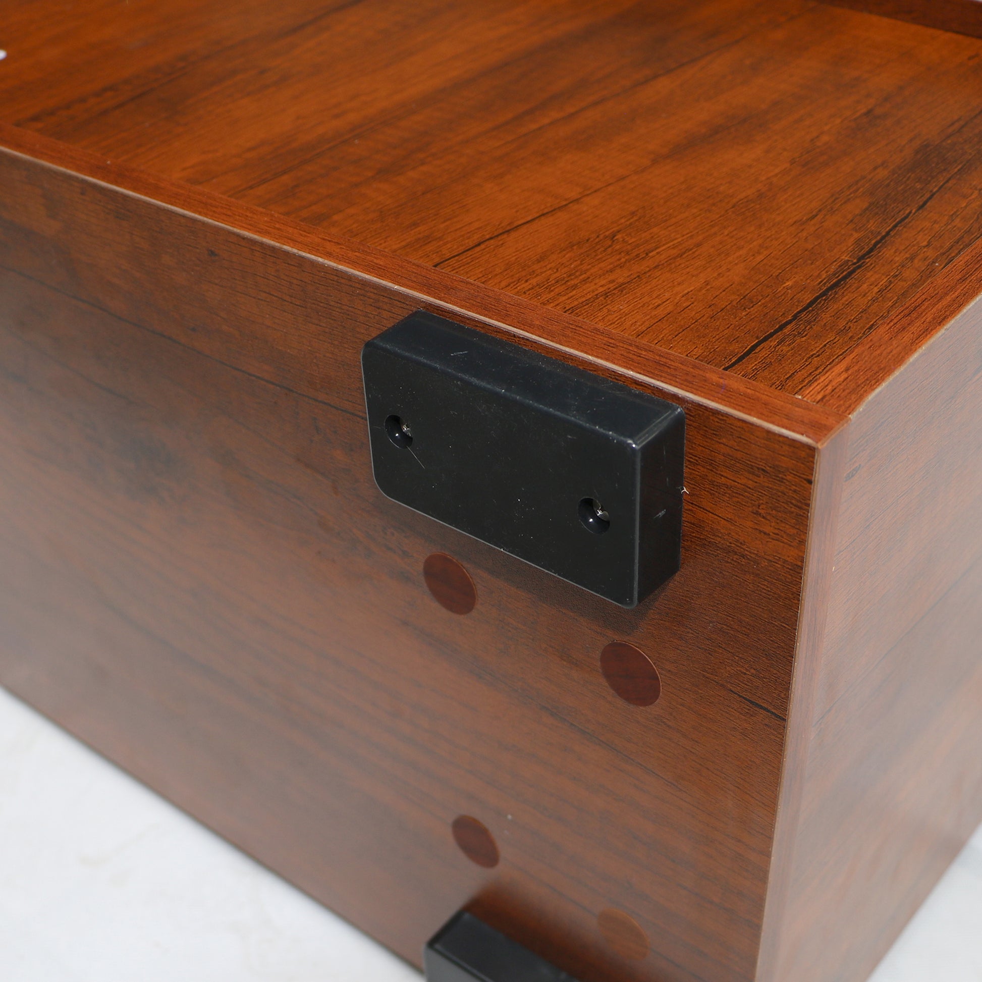 Media Console Entertainment Center Television Table TV Cabinet- Rosewood_8