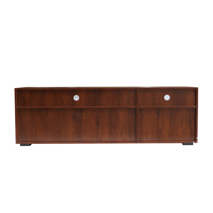 Media Console Entertainment Center Television Table TV Cabinet- Rosewood_13