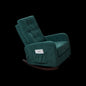 Living Room Chair Lazy Recliner Comfortable Fabric High Back Armchair- Antique Green_11