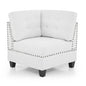 Corner Sofa for L-Shape Modular Sectional Sofa Couch Reversible Combination- Ivory_1