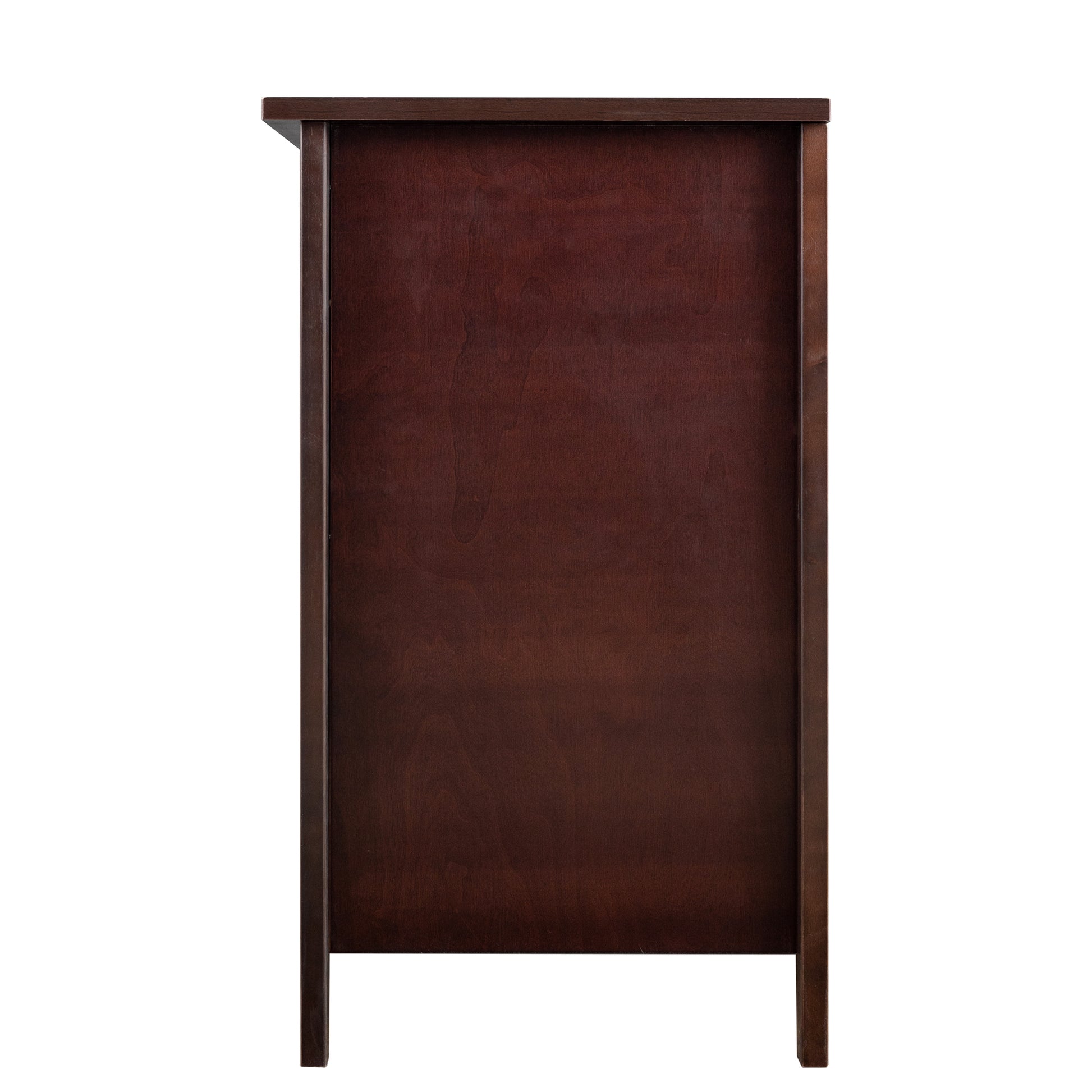 6 Drawers Wood Accent Stylish Dresser Chest and Storage Organizer in Auburn_18