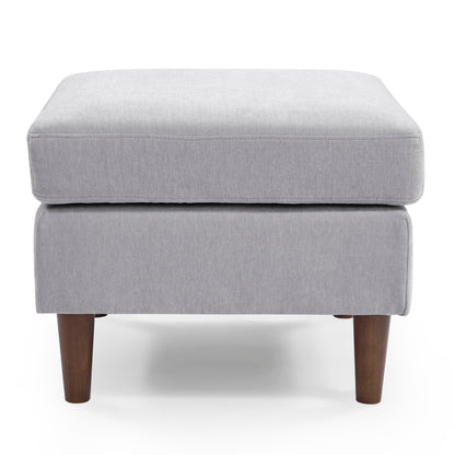 3 Seats L-shape Convertible Sectional Sofa with Removable Cushions and Pocket- Grey_10