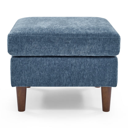 3 Seats L-shape Convertible Sectional Sofa with Removable Cushions and Pocket- Navy_11