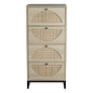 Set of 2 Modern 4 Flip Drawers Storage Free Standing Tipping Bucket Shoe Cabinet Rack_3