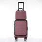 20 Inch Front Open Luggage Lightweight Suitcase with Front Pocket and USB Port - Rose Gold_2