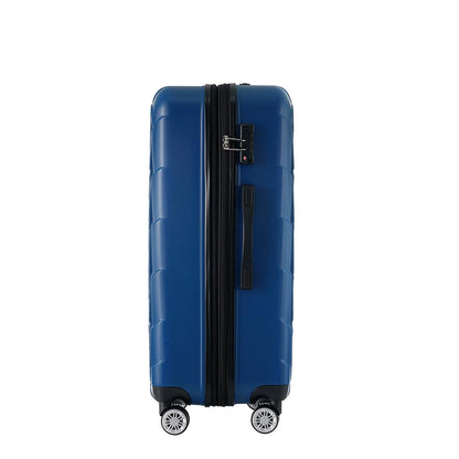 Set of 3 Pcs Lightweight Suitcase with TSA Lock and Spinner Wheels - Blue_7