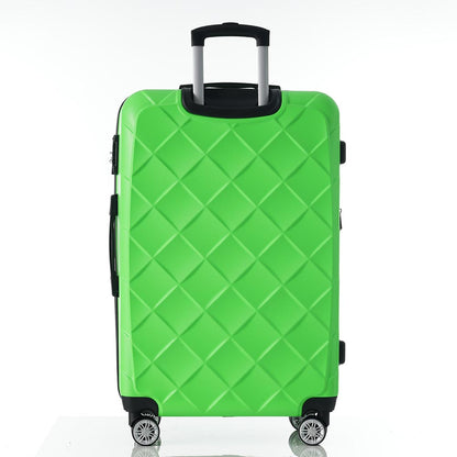 Set of 3 Lightweight Suitcase with TSA Lock and Spinner Wheels - Green_4