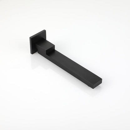 Shower System 16 Inch Square Bathroom Luxury Rain Mixer Shower Combo Set - Black_2