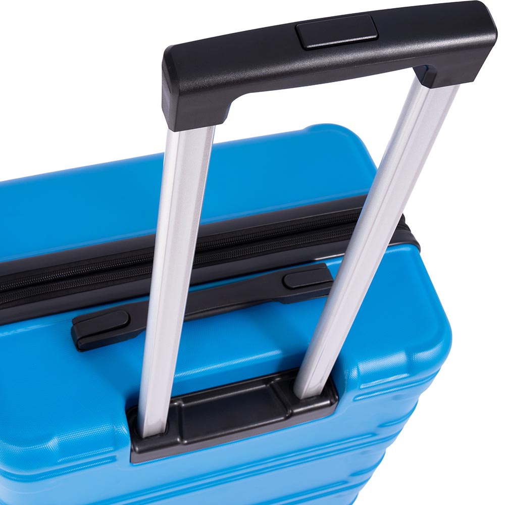 Set of 3 Hard-shell Lightweight Spinner Suitcase with TSA Lock - Blue_3