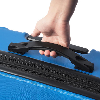 Set of 3 Hard-shell Lightweight Spinner Suitcase with TSA Lock - Blue_5