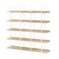 5-Tier Industrial Bookshelf with Metal Frame - White_1
