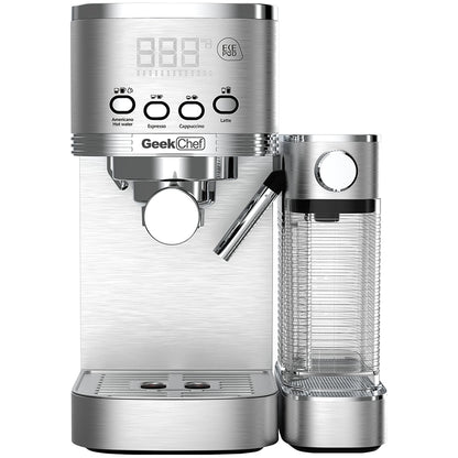 Geek Chef Espresso & Cappuccino Machine with Auto Milk Frothier_0