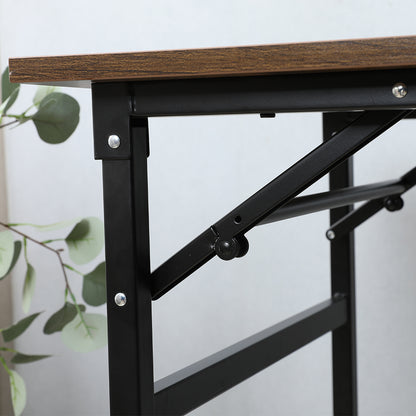 47x24 Inch Folding Table Desk - Black_3