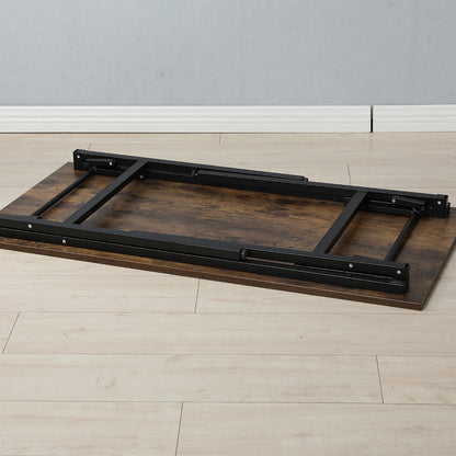 47x24 Inch Folding Table Desk - Black_6