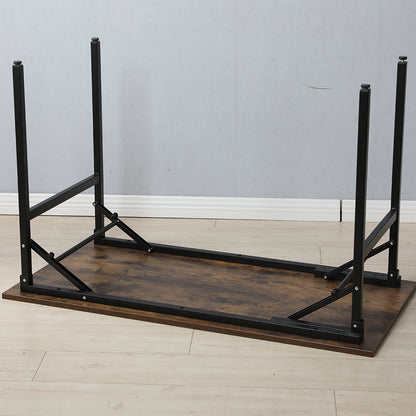 47x24 Inch Folding Table Desk - Black_2