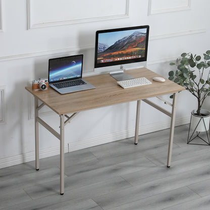 47x24 Inch Folding Table Desk - Beige_2