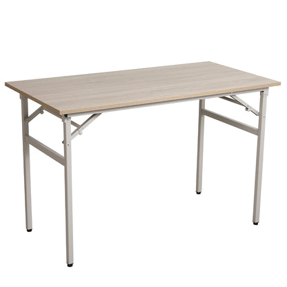 47x24 Inch Folding Table Desk - Beige_0