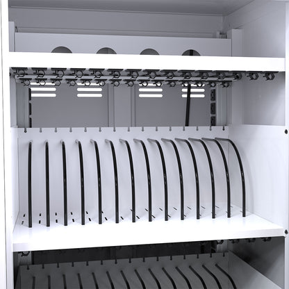 32-Device Mobile Charging Cart & Cabinet - White_3