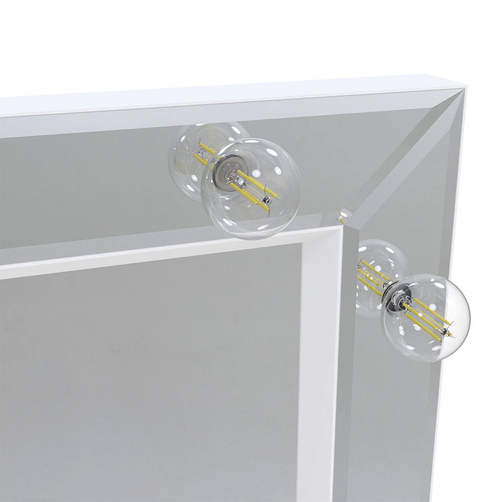 40x30.5 Inch Hollywood Vanity Mirror, USB Bulbs, Smart Touch Lighting - Large_7
