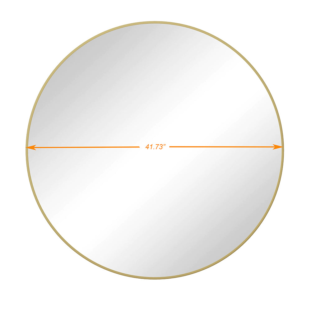 42-Inch Metal Framed Mirror - Gold_7