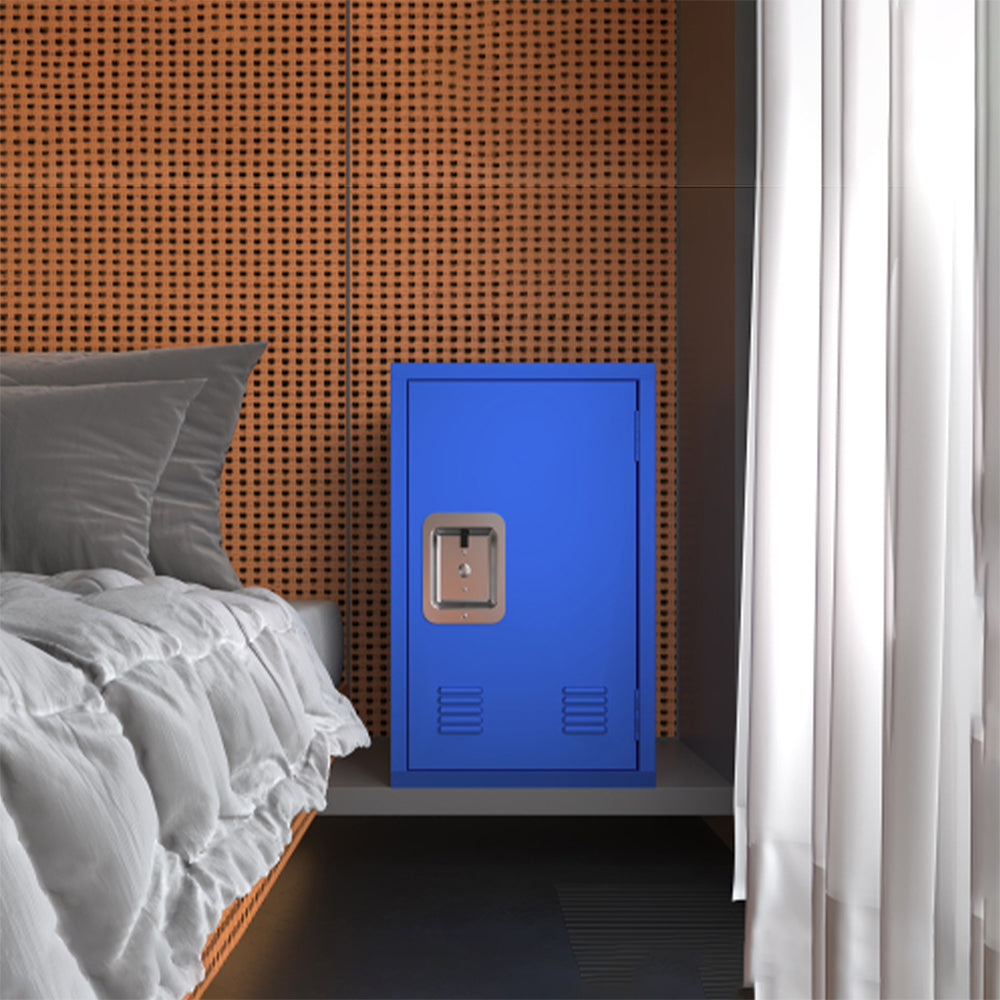 24-Inch Metal Locker Storage Cabinet - Blue_4