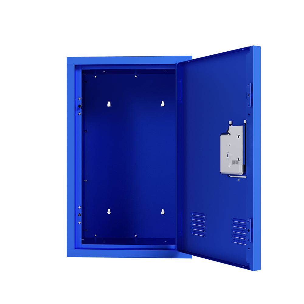 24-Inch Metal Locker Storage Cabinet - Blue_1