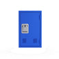 24-Inch Metal Locker Storage Cabinet - Blue_0