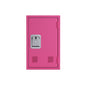 24-Inch Metal Locker Storage Cabinet - Pink_0
