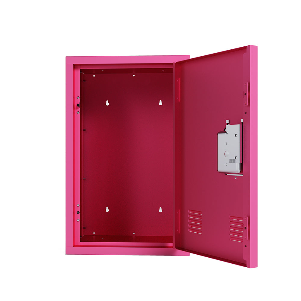 24-Inch Metal Locker Storage Cabinet - Pink_5
