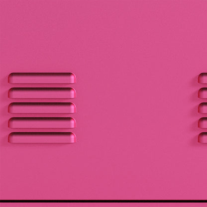 24-Inch Metal Locker Storage Cabinet - Pink_7