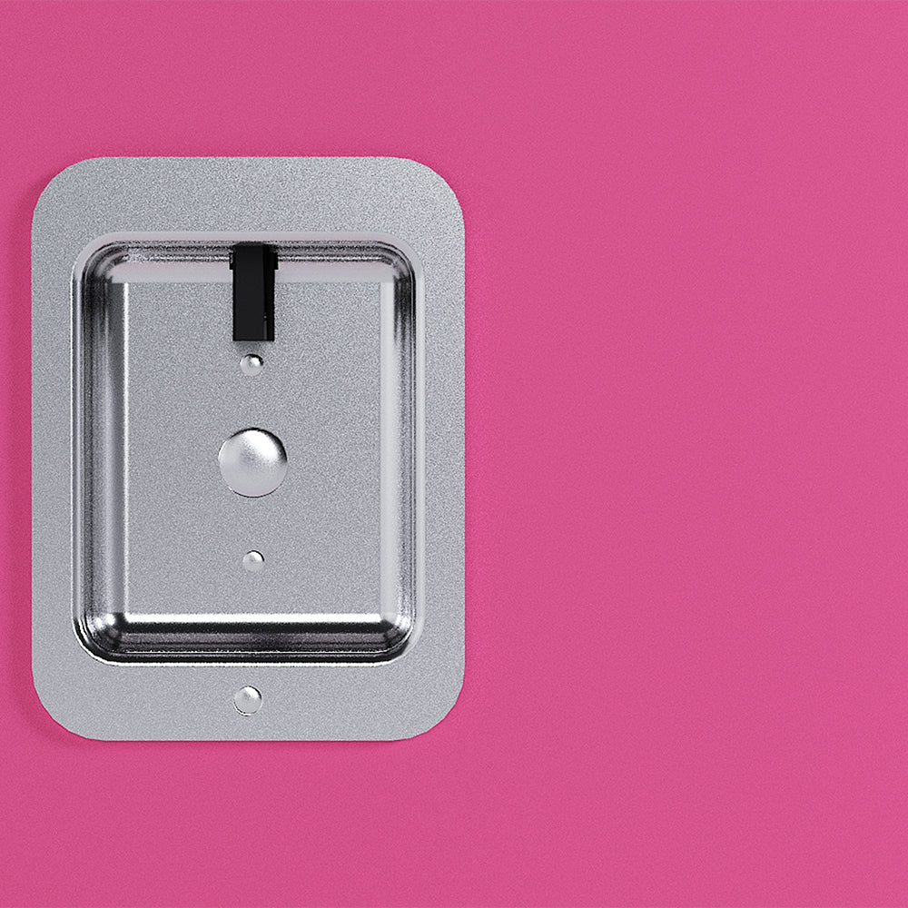 24-Inch Metal Locker Storage Cabinet - Pink_6