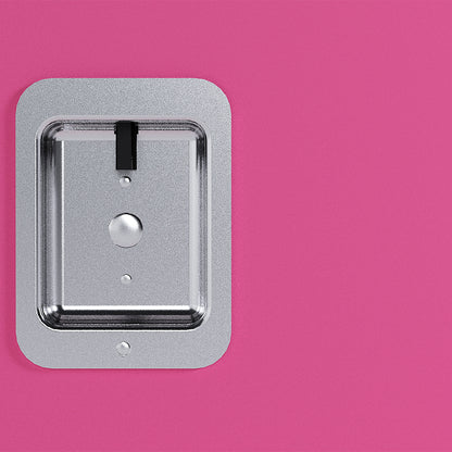 24-Inch Metal Locker Storage Cabinet - Pink_6