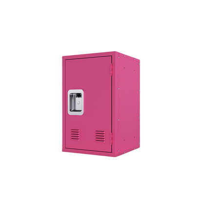 24-Inch Metal Locker Storage Cabinet - Pink_1