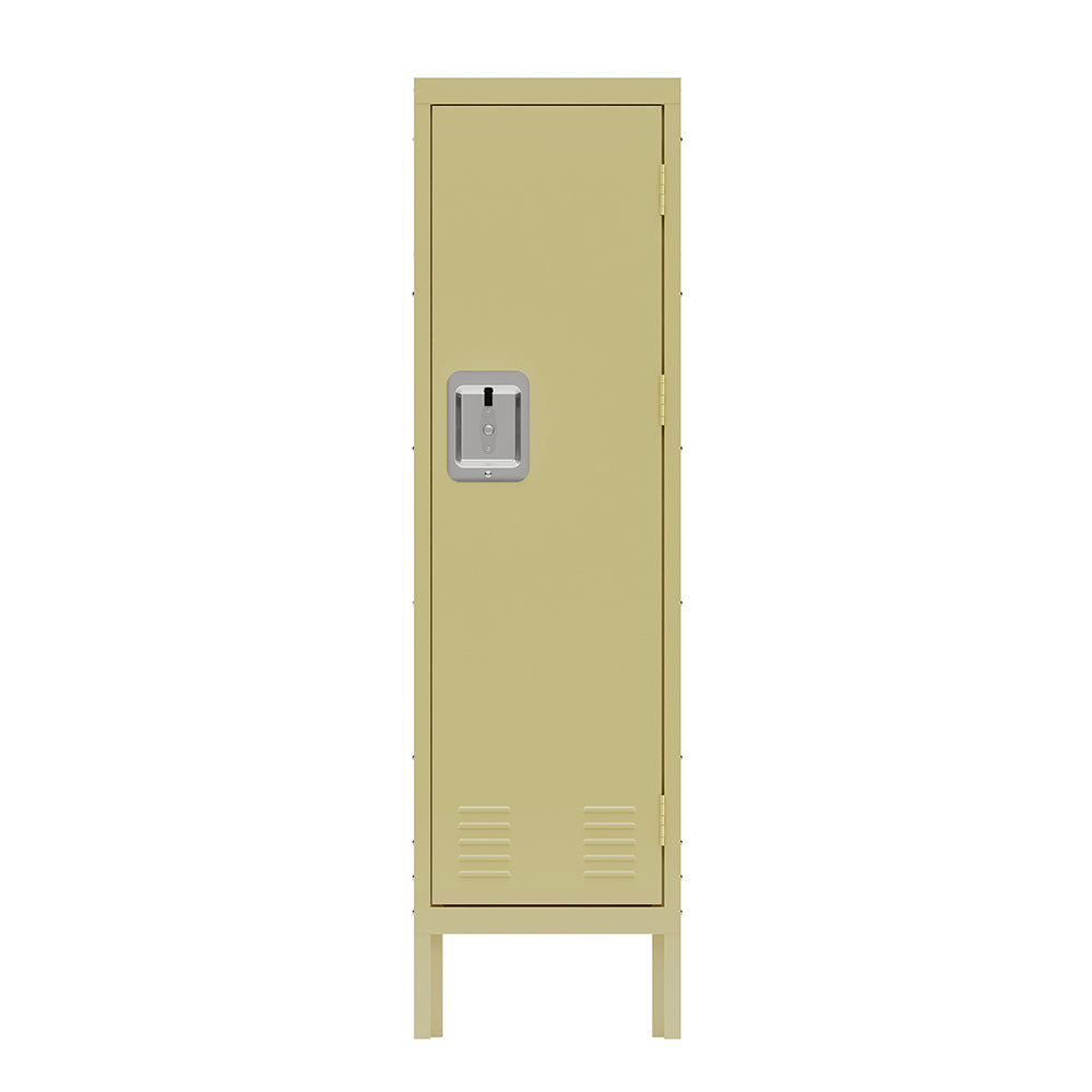 Retro Style Tall Metal Locker - Yellow_0