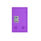 24-Inch Metal Locker Storage Cabinet - Purple_0