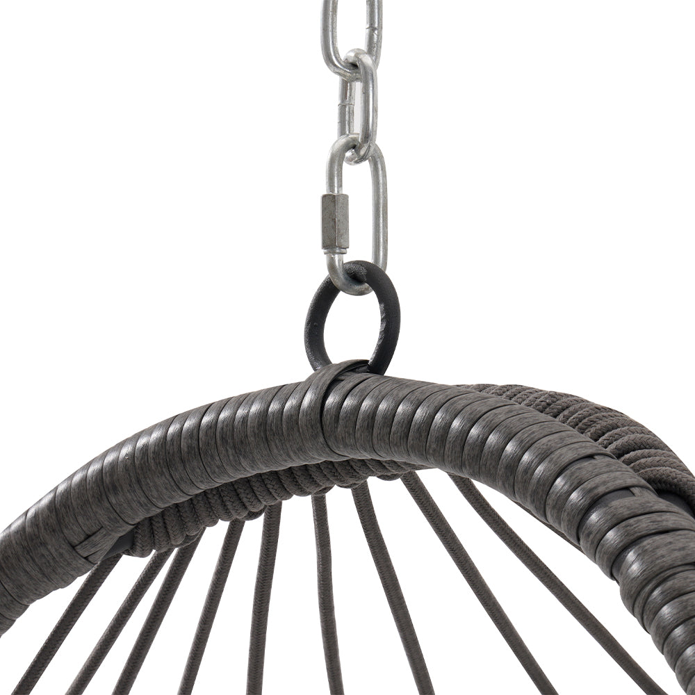 Rattan Egg Swing Chair - Wood, Outdoor/Garden_9