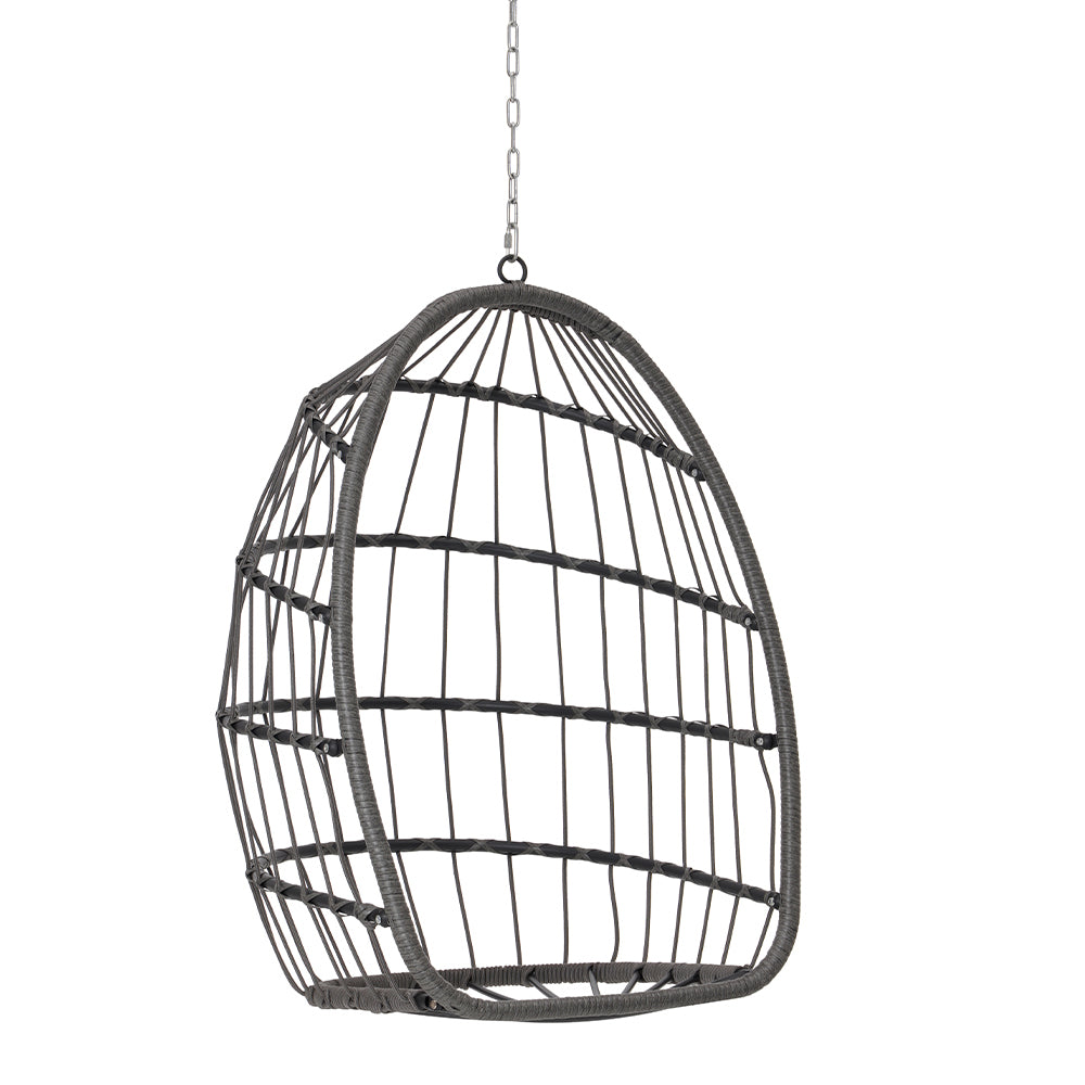 Rattan Egg Swing Chair - Wood, Outdoor/Garden_8