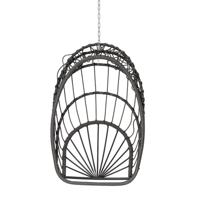 Rattan Egg Swing Chair - Wood, Outdoor/Garden_6