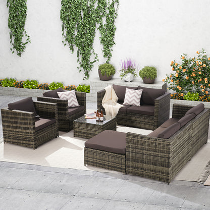 Rattan Furniture Set: Table and Chairs - Outdoor/Garden_10