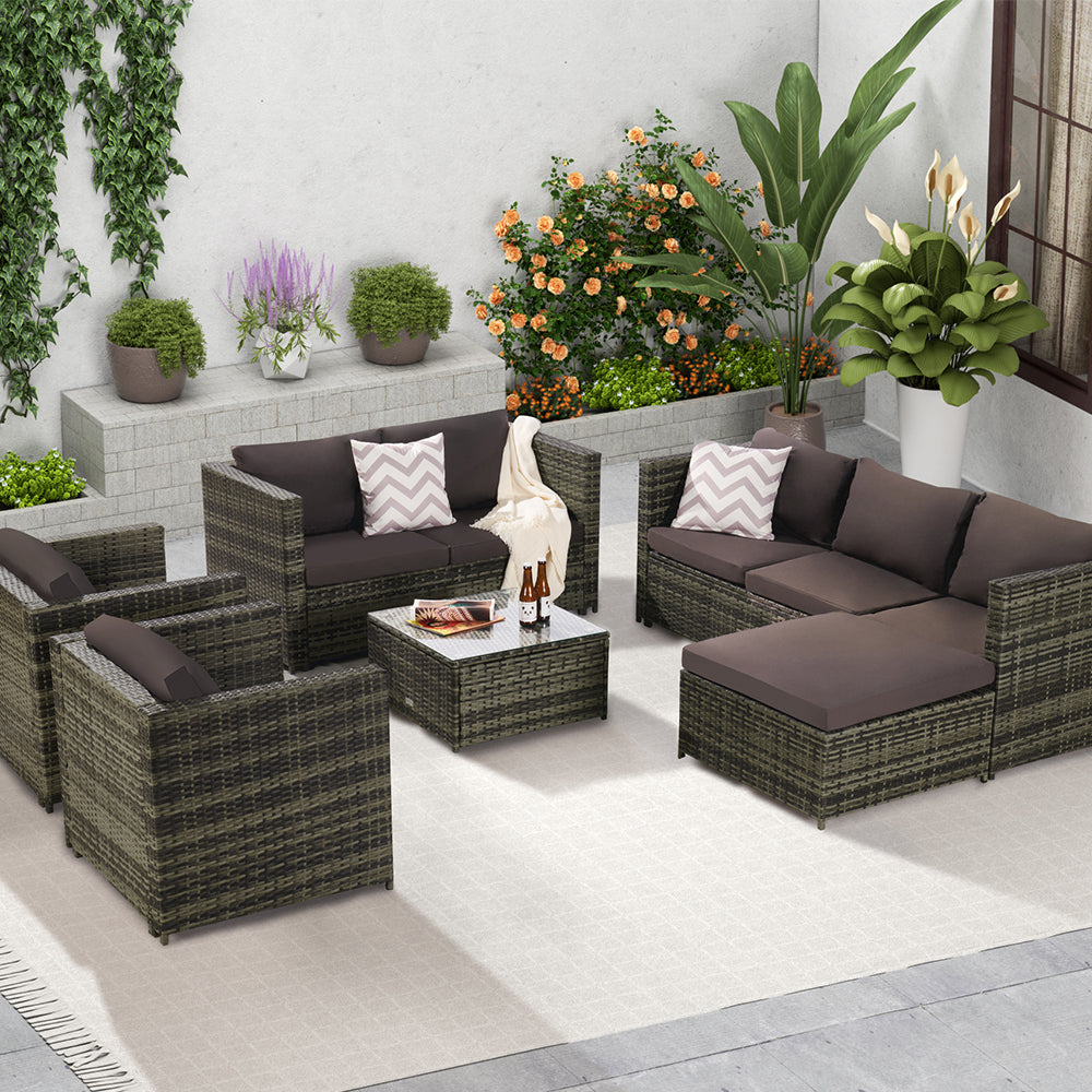 Rattan Furniture Set: Table and Chairs - Outdoor/Garden_9
