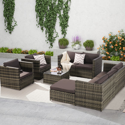 Rattan Furniture Set: Table and Chairs - Outdoor/Garden_2