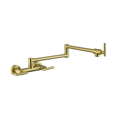 Pot Filler Faucets Both Hot Cold Water - Gold_1