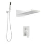 Shower SystemWaterfall Rainfall Shower Head - White_0