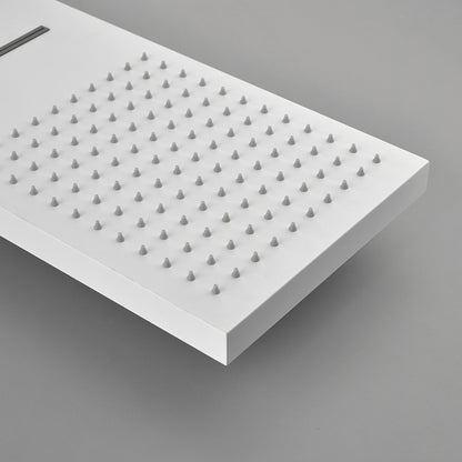 Shower SystemWaterfall Rainfall Shower Head - White_7