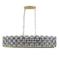 Champagne Gold Oval Crystal Chandelier - Modern Luxury Lighting_0